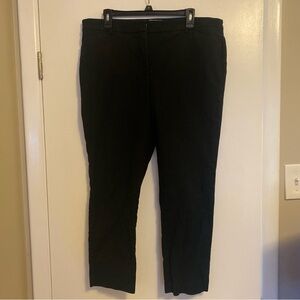 Black Straight Leg Trousers